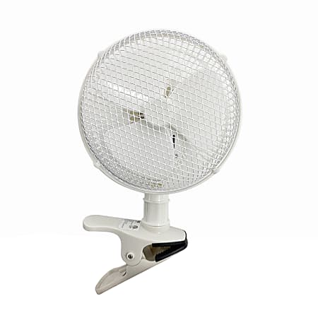 Optimus 7" Personal Clip-On Fan, White