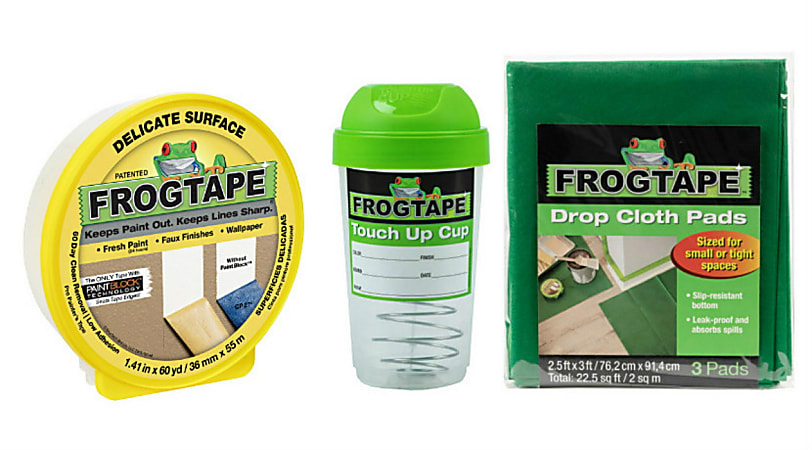 Duck® Brand FrogTape Decorative Paint Project Prep Pack, 1.41" x 60 Yd
