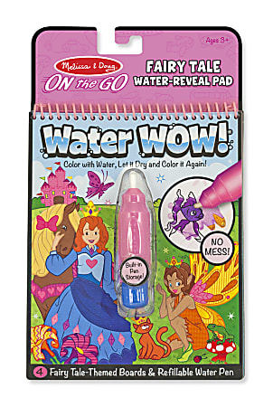 Melissa &amp; Doug Water Wow! Coloring Book, Fairy Tale