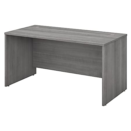 Bush Business Furniture Studio C Office Desk, 60"W, Platinum Gray, Standard Delivery