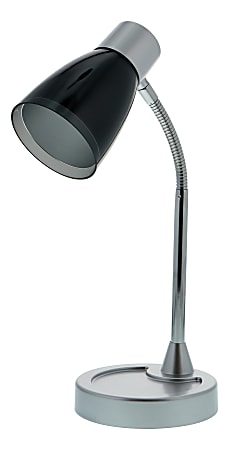 OttLite Wellness Series Swerve LED Desk Lamp black - Office Depot