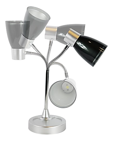 OttLite Wellness Series Swerve LED Desk Lamp black - Office Depot