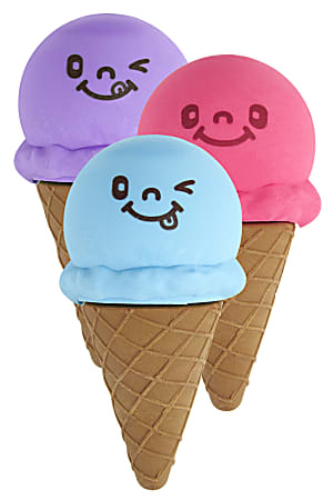 Office Depot® Brand Fun With Writing Eraser, Ice Cream Cone