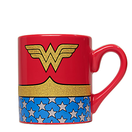 Silver Buffalo DC Comics Mug, Wonder Woman, 14 Oz