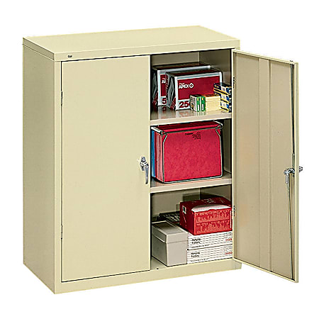 HON Brigade Storage Cabinet 2 Adjustable Shelves 41 34 H x 36 W x