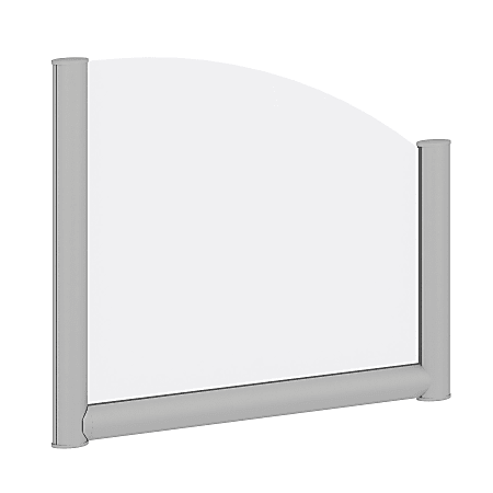 Bush Business Furniture Desk Divider Privacy Panel, 24"W, Frosted Acrylic, Standard Delivery