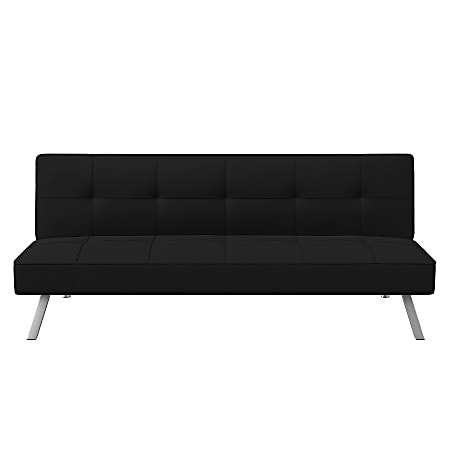 Lifestyle Solutions Serta Chelsea Convertible Sofa, Black