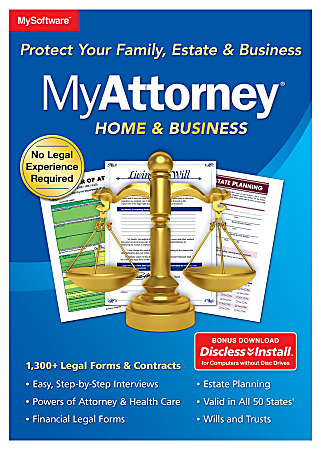 Avanquest Software MyAttorney Home & Business, Windows® Compatible, ESD