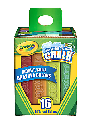Crayola® Sidewalk Chalk, Bucket Of 16