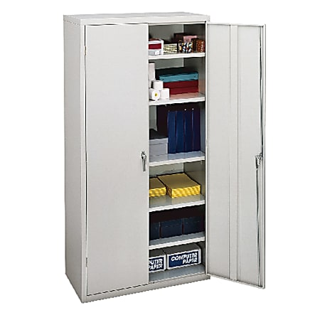 HON Brigade 5 Shelf Storage Cabinet Adjustable Shelves 72 H x 36 W
