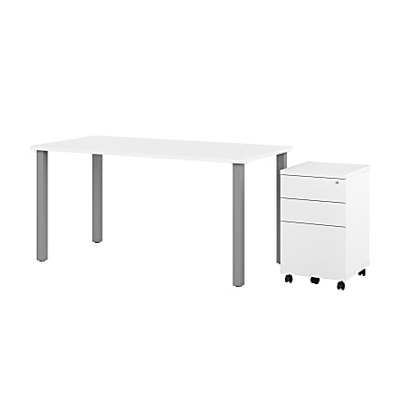 Bestar white on sale desk