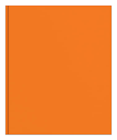 Office Depot® Brand 2-Pocket Paper Folder with Prongs, Letter Size, Orange