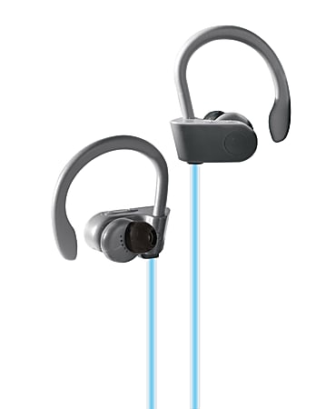 Bytech Hook Light-Up Bluetooth® Earbuds, Black, BCAUBE113GY