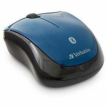 Verbatim Bluetooth&reg; Wireless Tablet Multi-Trac Blue LED Mouse - Dark Teal - Blue LED - Wireless - Bluetooth - 70239