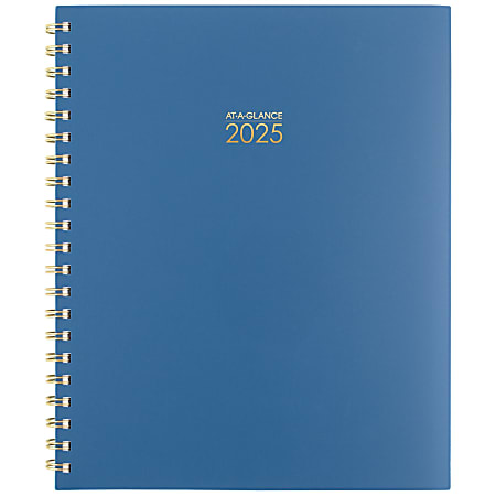 2025-2026 AT-A-GLANCE® Harmony Weekly/Monthly Planner, 8-1/2" x 11", Denim Blue, January To January, 1099-905-20