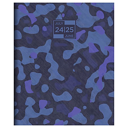 2024-2025 TF Publishing Large Monthly Planner, 11” x 9”, Camo, July To June