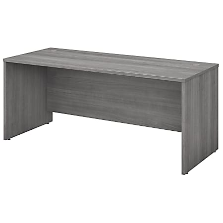 Bush Business Furniture Studio C Office 72"W Computer Desk, Platinum Gray, Standard Delivery