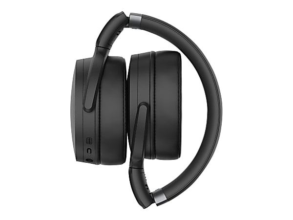 Sennheiser HD 450BT - Headphones with mic - full size - Bluetooth - wireless - active noise canceling - black