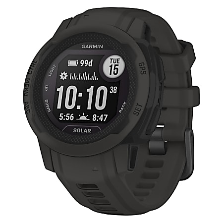 Garmin Instinct 2S Solar GPS Smartwatch, Graphite