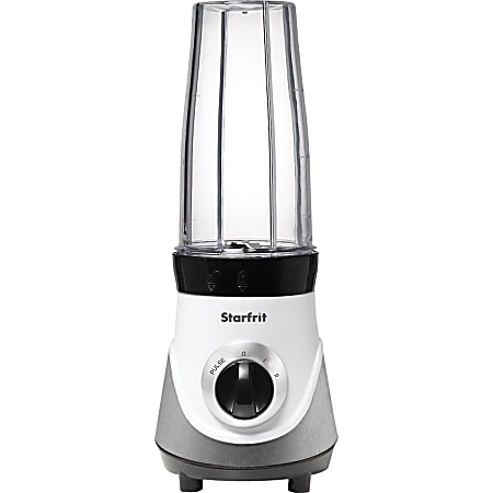 Portable Mini Blender 300W Motor with 4 Removable Blades Black