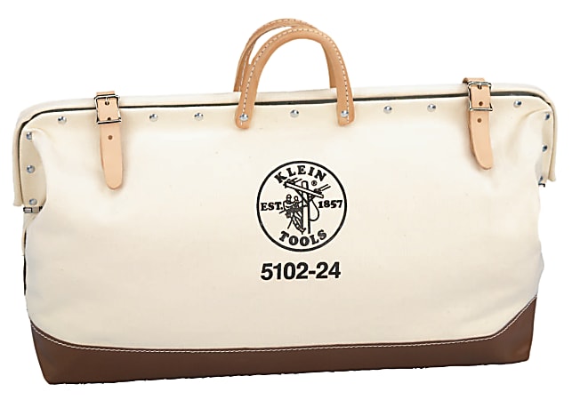 Klein Tools Canvas Tool Bag, 1 Compartment, 24 in X 6 in