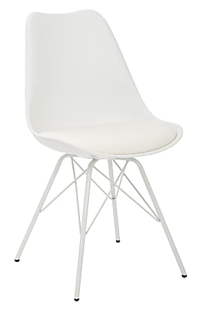 Ave Six Emerson Student Side Chair White Office Depot