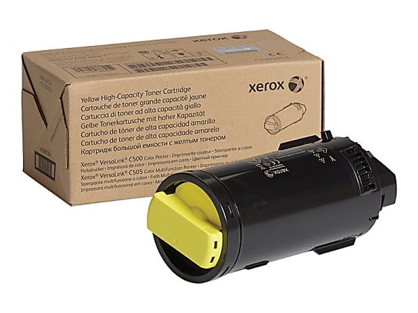 Xerox VersaLink C500 - High Capacity - yellow - original - toner cartridge - for VersaLink C500, C505