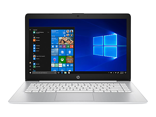 HP Stream 14-ds0150nr 14" Notebook - 1920 x 1080 - A-Series A4-9120e 1.50 GHz Dual-core (2 Core) - 4 GB RAM - 64 GB Flash Memory - Diamond White, Dove Silver - Windows 10 Home in S mode - AMD Radeon R3 Graphics