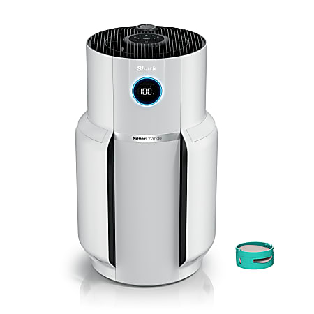 Shark NeverChange Air Purifier MAX, 1,400 Sq. Ft., White, Total Qty 1