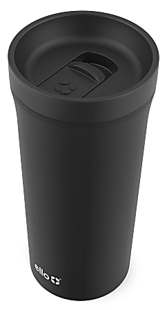 Ello Jones 11oz Vacuum Insulated Stainless Steel Travel Mug Black