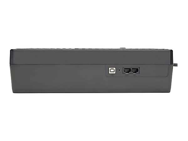 Tripp Lite 800VA 450W UPS Desktop Battery Back Up Compact 120V 12 Outlets - UPS - 10 A - AC 120 V - 450 Watt - 800 VA - 1-phase - USB - output connectors: 12
