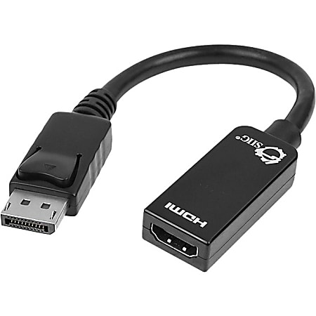 SIIG DisplayPort to HDMI Adapter - DisplayPort/HDMI  - CBDP0062S1
