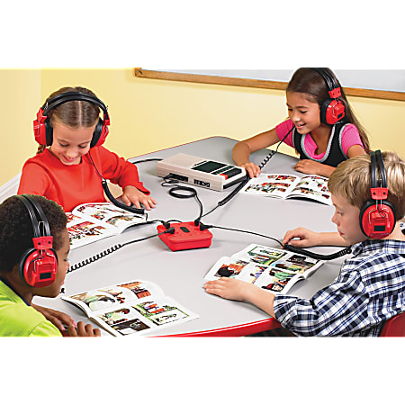 Educational Insights&reg; Loud &amp; Clear 4-Position Headphone Listening Center