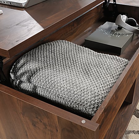 Sauder Harvey Park Lift Top Coffee Table 19 H x 43 W x 19 D Grand Walnut ODP Business Solutions