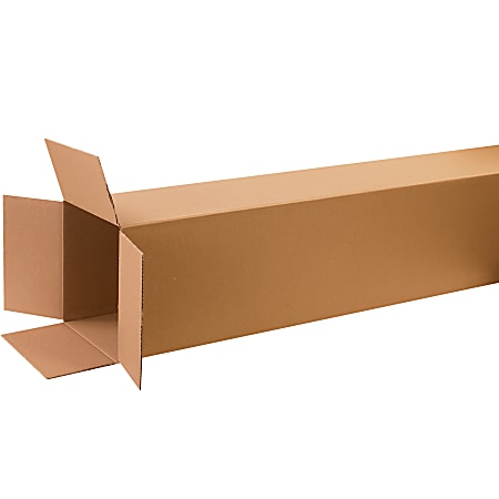 Office Depot® Brand 52" x 12" x 12" Tall Corrugated Boxes, Kraft Brown, Pack Of 15 Boxes