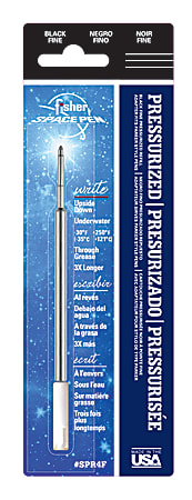 Fisher Space Pen Refill, Medium Point, 1.1 mm, Blue Ink