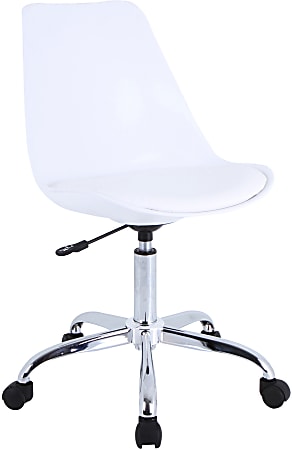 Lorell® Poly Task Chair, White