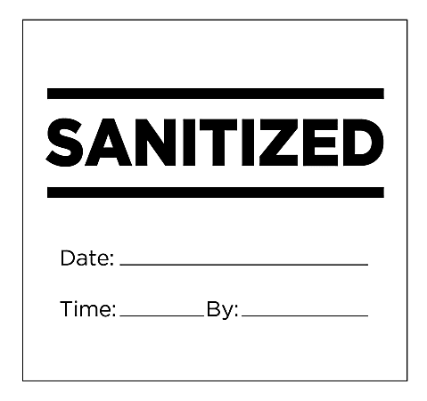 Post-it® Notes Sanitized Adhesive Notes, 3" x 3", White
