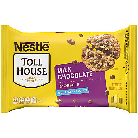 Nestle Toll House Milk Chocolate Morsels, 57.5 Oz