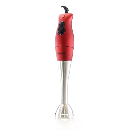 Better Chef DualPro 2-Speed Immersion Hand Blender, Red