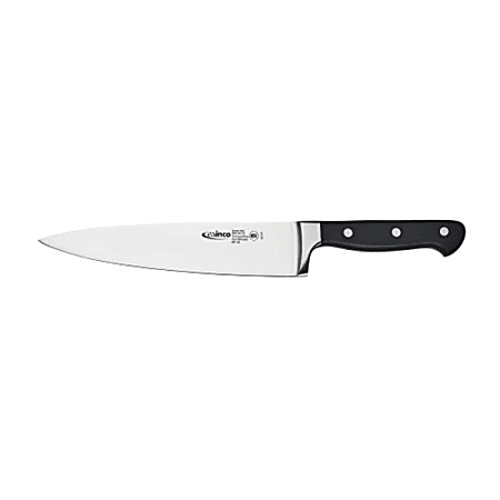 Winco Acero Forged Carbon German Steel Chef Knife 8 Silver