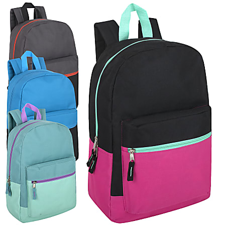 Trailmaker Backpacks, Assorted Colors, Case Of 24 Backpacks