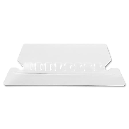 Pendaflex® Hanging File Folder Plastic Tabs, Clear, Pack Of 25