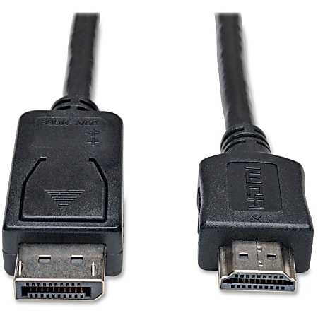 Tripp Lite DisplayPort To HD Cable Adapter, 3', Black