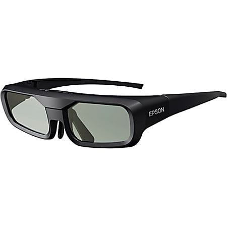 Epson 3D Glasses (RF) ELPGS03 - For Projector - LCD - Radio Frequency - Battery Rechargeable - Black