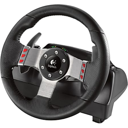 At give tilladelse udbytte tapperhed Logitech G27 Gaming Steering Wheel - Office Depot