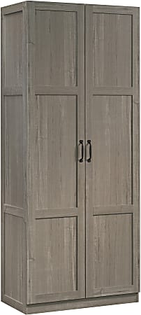 Sauder® Select Storage Cabinet, 71-1/2”H x 29-5/8”W x 16”D, Silver Sycamore