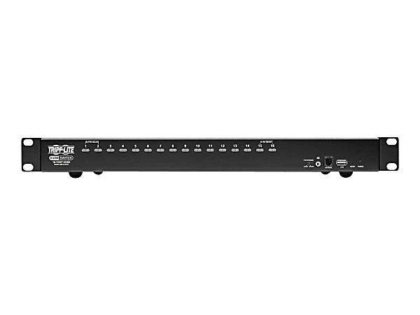Tripp Lite HDMI/USB KVM Switch 16-Port with Audio/Video and USB Peripheral Sharing, 1U Rack-Mount - KVM/audio switch - B024HU16