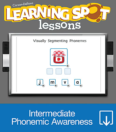 Carson-Dellosa Interactive Whiteboard Lessons: The Intermediate Phonemic Awareness Learning Spot™, Download