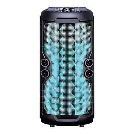 Supersonic Portable Bluetooth Speaker® With Light Show, Black